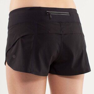 Lululemon Run: Speed Short *Naked Seam - 10 Black